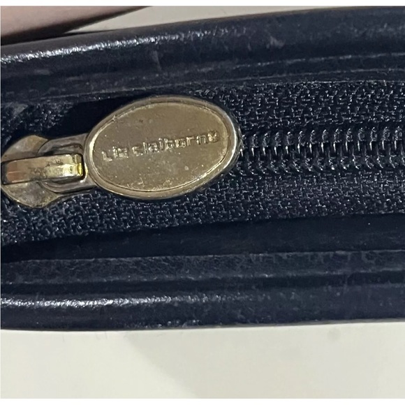 Liz Claiborne Small crossbody purse navy blue Classic Wardrobe Staple - Picture 10 of 11